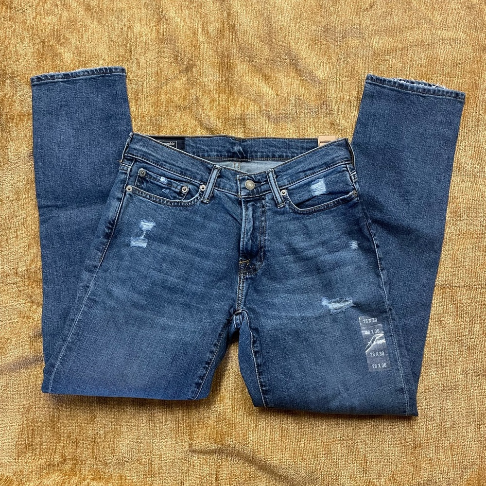 Abercrombie & Fitch rustin, athletic skinny jeans